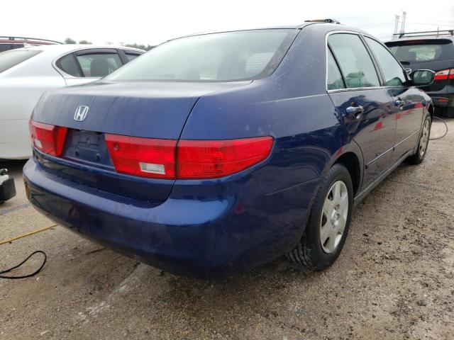 1HGCM56425L003594 - 2005 HONDA ACCORD LX BLUE photo 3