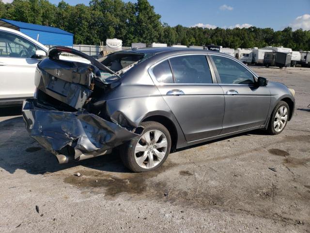 1HGCP36888A049834 - 2008 HONDA ACCORD EXL GRAY photo 3