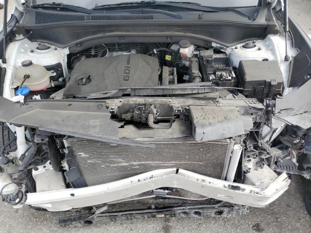 5NMS24AJ8MH321310 - 2021 HYUNDAI SANTA FE SEL თეთრი ფოტო 11