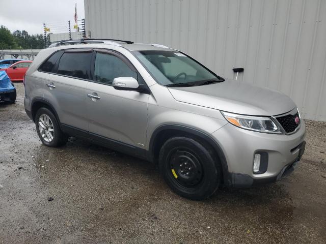 5XYKTDA66EG518805 - 2014 KIA SORENTO LX GRAY photo 4