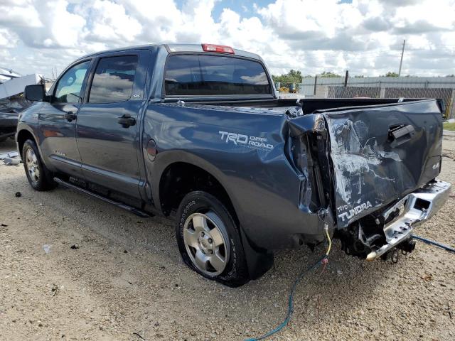 5TFDY5F18AX125974 - 2010 TOYOTA TUNDRA CREWMAX SR5 GRAY photo 2