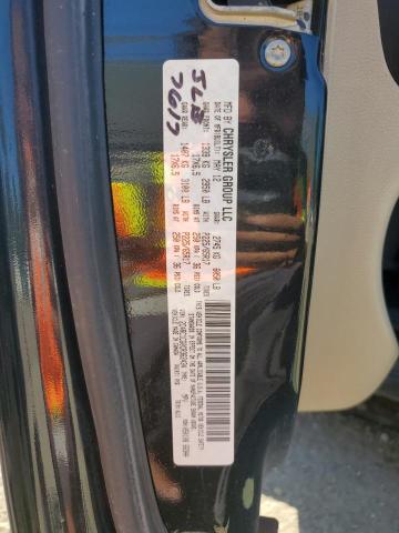 2C4RC1CG0CR362434 - 2012 CHRYSLER TOWN & COU TOURING L BLACK photo 13