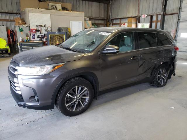 5TDJZRFHXKS591224 - 2019 TOYOTA HIGHLANDER SE GRAY photo 1