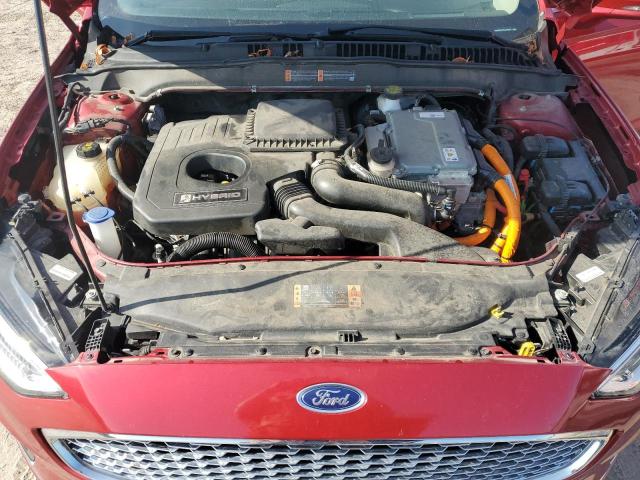 3FA6P0RUXLR100239 - 2020 FORD FUSION TITANIUM Qırmızı foto 11