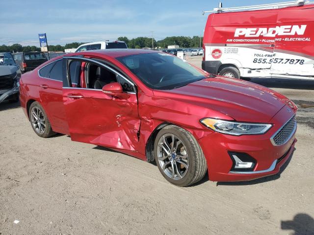 3FA6P0RUXLR100239 - 2020 FORD FUSION TITANIUM Qırmızı foto 4