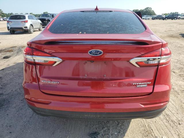 3FA6P0RUXLR100239 - 2020 FORD FUSION TITANIUM Qırmızı foto 6