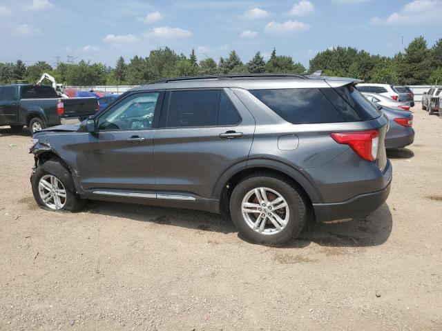 1FMSK8DH3LGB48717 - 2020 FORD EXPLORER XLT GRAY photo 2