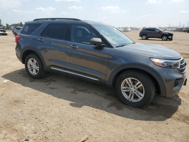 1FMSK8DH3LGB48717 - 2020 FORD EXPLORER XLT GRAY photo 4