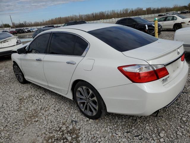 1HGCR2F57EA152569 - 2014 HONDA ACCORD LX SPORT WHITE photo 3