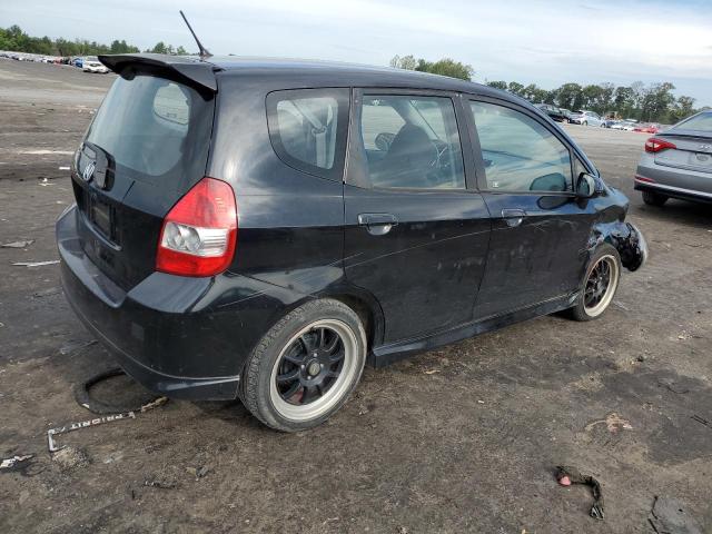 JHMGD386X7S051239 - 2007 HONDA FIT S Սև լուսանկար 3