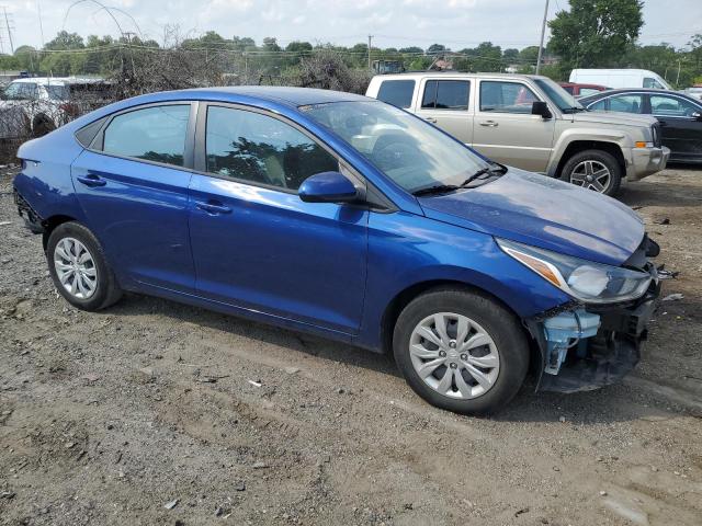 3KPC24A63ME132233 - 2021 HYUNDAI ACCENT SE BLUE photo 4