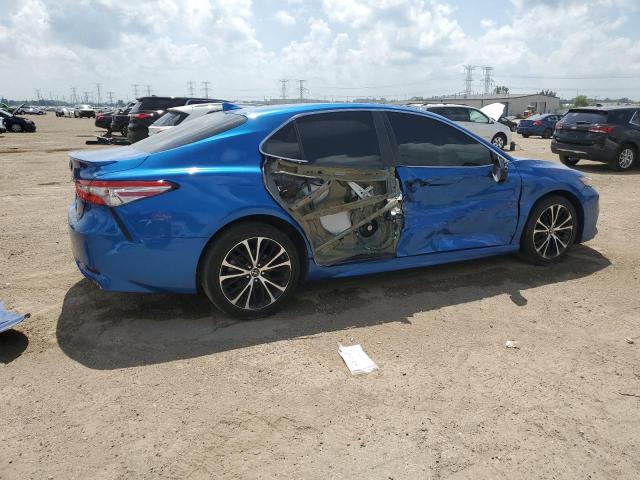 4T1B11HK8KU278010 - 2019 TOYOTA CAMRY L BLUE photo 3