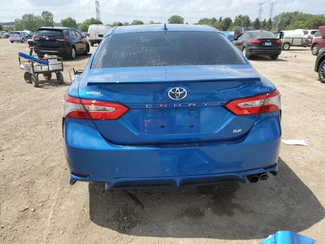 4T1B11HK8KU278010 - 2019 TOYOTA CAMRY L BLUE photo 6
