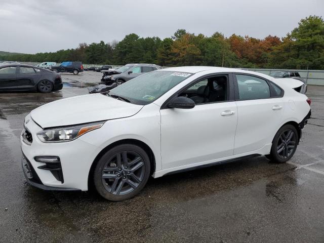 3KPF34AD5ME392268 - 2021 KIA FORTE GT LINE WHITE photo 1