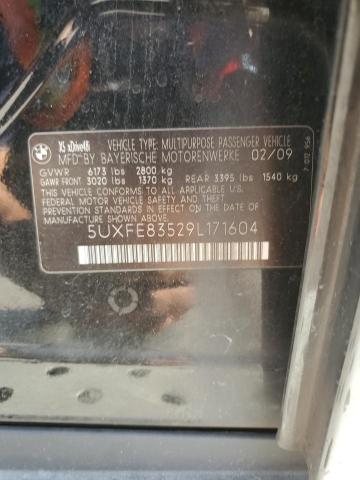 5UXFE83529L171604 - 2009 BMW X5 XDRIVE48I BLACK photo 13