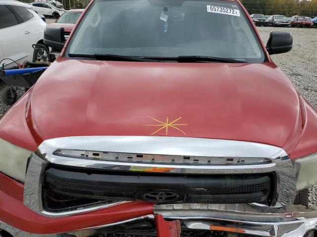 5TFEY5F17BX106564 - 2011 TOYOTA TUNDRA CREWMAX SR5 RED photo 7