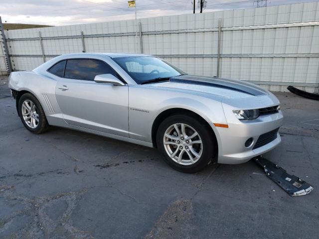 2G1FB1E34F9160872 - 2015 CHEVROLET CAMARO LS SILVER photo 4