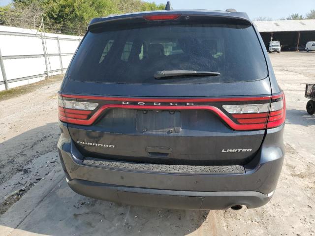 1C4RDHDG0EC449654 - 2014 DODGE DURANGO LIMITED BLUE photo 6