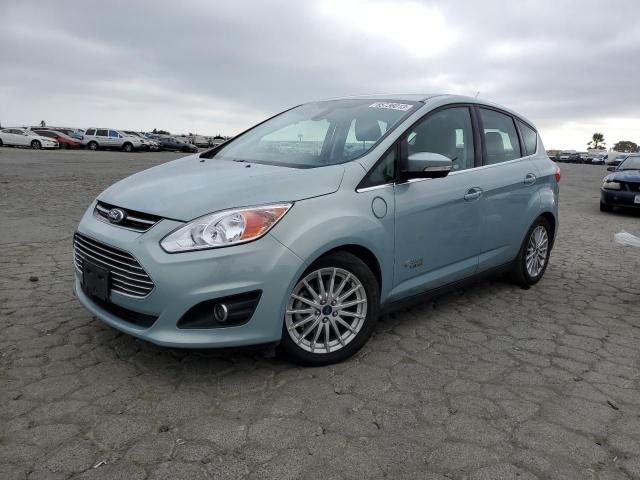 1FADP5CU5DL529852 - 2013 FORD C-MAX PREMIUM TURQUOISE photo 1