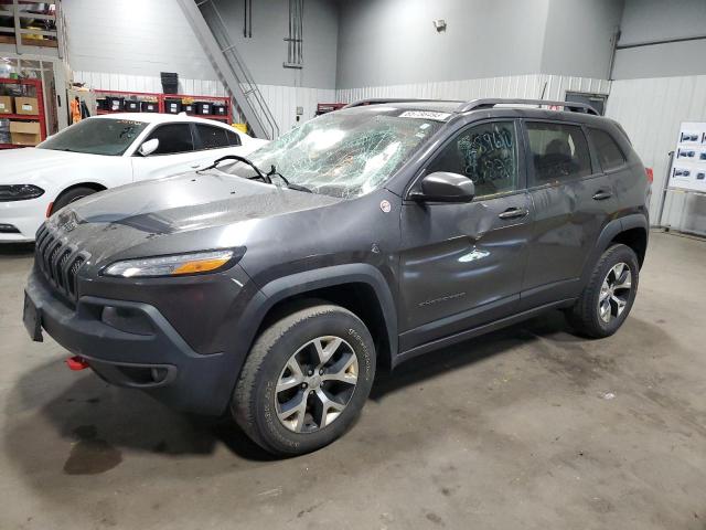 1C4PJMBS5GW124337 - 2016 JEEP CHEROKEE TRAILHAWK GRAY photo 1
