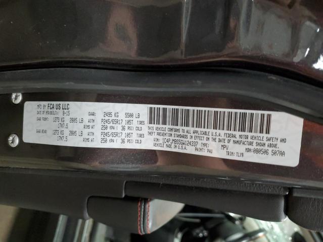 1C4PJMBS5GW124337 - 2016 JEEP CHEROKEE TRAILHAWK GRAY photo 12