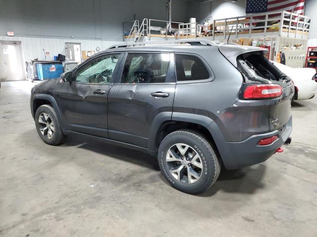 1C4PJMBS5GW124337 - 2016 JEEP CHEROKEE TRAILHAWK GRAY photo 2