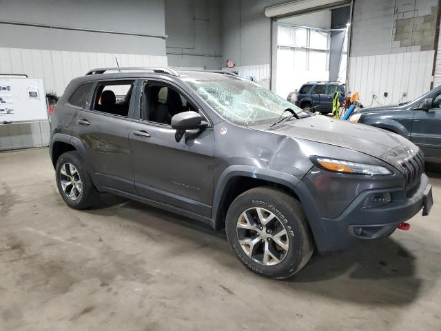 1C4PJMBS5GW124337 - 2016 JEEP CHEROKEE TRAILHAWK GRAY photo 4