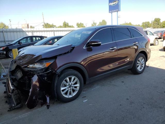 5XYPG4A58LG615521 - 2020 KIA SORENTO S MAROON photo 1