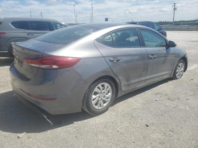 5NPD74LF3JH345533 - 2018 HYUNDAI ELANTRA SE GRAY photo 3