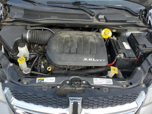 2C4RDGCG9JR192393 - 2018 DODGE GRAND CARAVAN SXT 灰色 照片 12