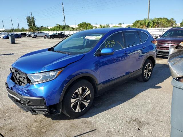 7FARW1H7XME015677 - 2021 HONDA CR-V SE BLUE photo 1