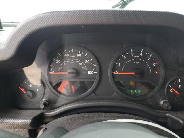 1J4GA39127L119471 - 2007 JEEP WRANGLER X BLACK photo 9