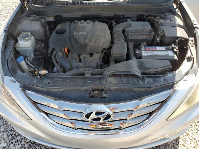 5NPEC4AC1BH012337 - 2011 HYUNDAI SONATA SE SILVER photo 11