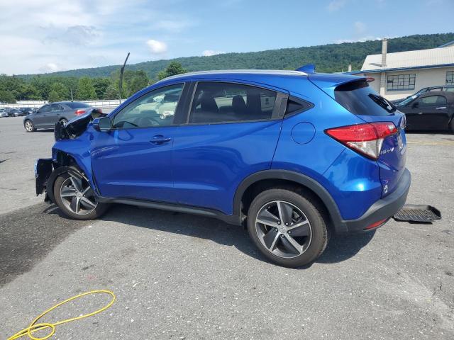 3CZRU6H59MM706170 - 2021 HONDA HR-V EX BLUE photo 2