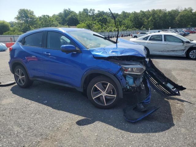 3CZRU6H59MM706170 - 2021 HONDA HR-V EX BLUE photo 4