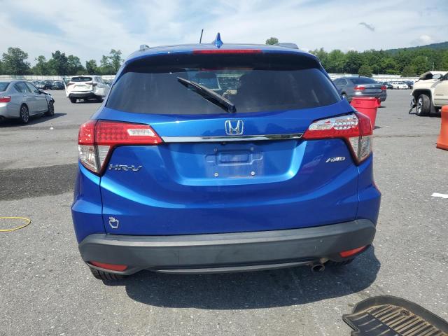 3CZRU6H59MM706170 - 2021 HONDA HR-V EX BLUE photo 6