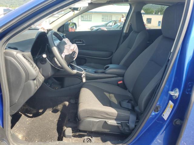 3CZRU6H59MM706170 - 2021 HONDA HR-V EX BLUE photo 7