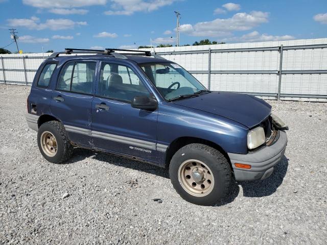 2CNBJ13C9Y6930141 - 2000 CHEVROLET TRACKER BLUE photo 4