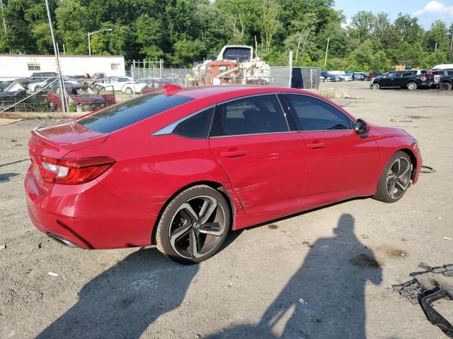 1HGCV1F34KA106262 - 2019 HONDA ACCORD SPORT Kırmızı fotoğraf 3