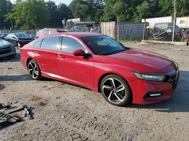 1HGCV1F34KA106262 - 2019 HONDA ACCORD SPORT Kırmızı fotoğraf 4