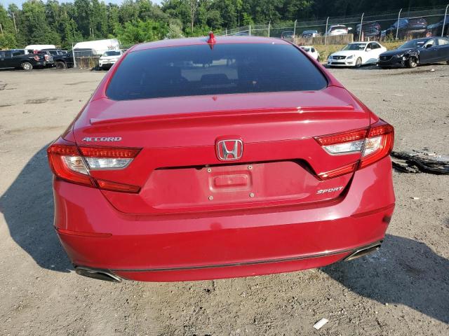1HGCV1F34KA106262 - 2019 HONDA ACCORD SPORT Kırmızı fotoğraf 6