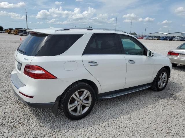 4JGDA5HBXEA291556 - 2014 MERCEDES-BENZ ML 350 4MATIC WHITE photo 3