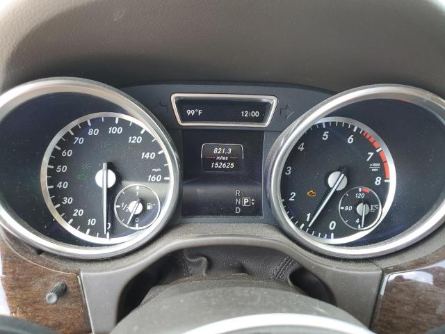 4JGDA5HBXEA291556 - 2014 MERCEDES-BENZ ML 350 4MATIC WHITE photo 9