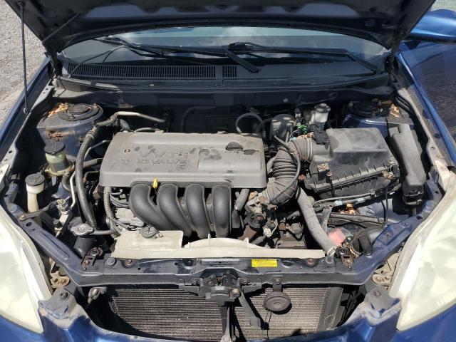 2T1KR32E64C784737 - 2004 TOYOTA COROLLA MA XR BLUE photo 11