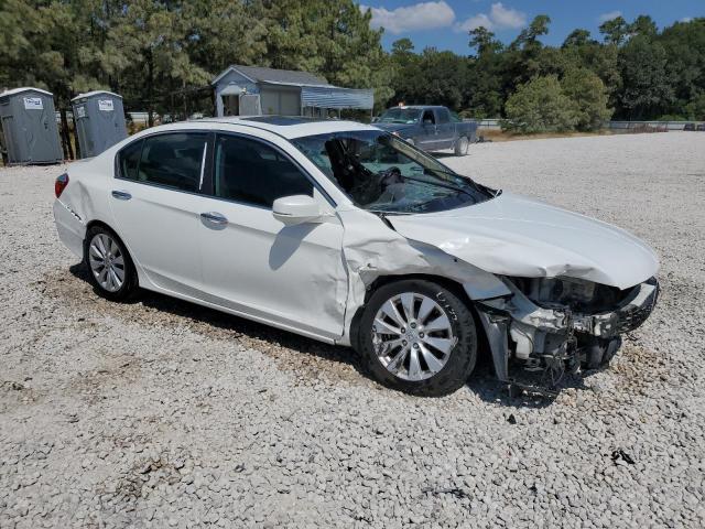 1HGCR2F80DA036512 - 2013 HONDA ACCORD EXL WHITE photo 4