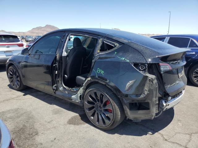 5YJYGDEF7MF273155 - 2021 TESLA MODEL Y BLACK photo 2