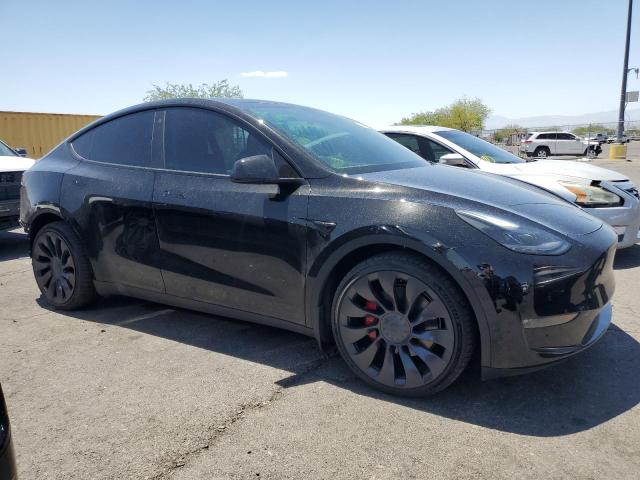 5YJYGDEF7MF273155 - 2021 TESLA MODEL Y BLACK photo 4