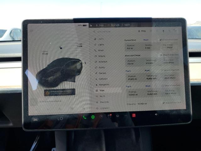 5YJYGDEF7MF273155 - 2021 TESLA MODEL Y BLACK photo 9