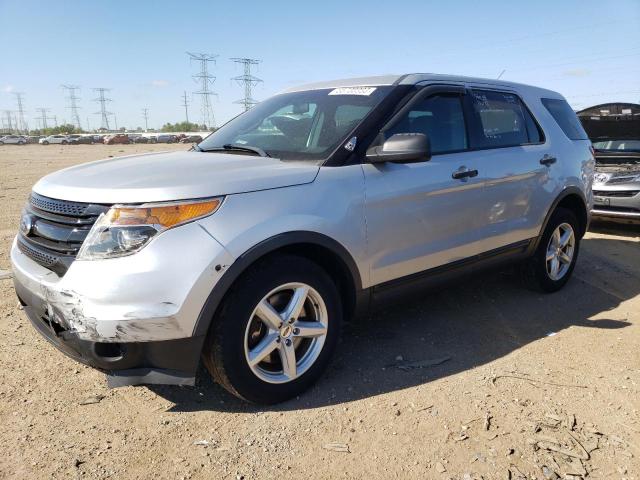 1FM5K8AR8EGA38341 - 2014 FORD EXPLORER POLICE INTERCEPTOR SILVER photo 1