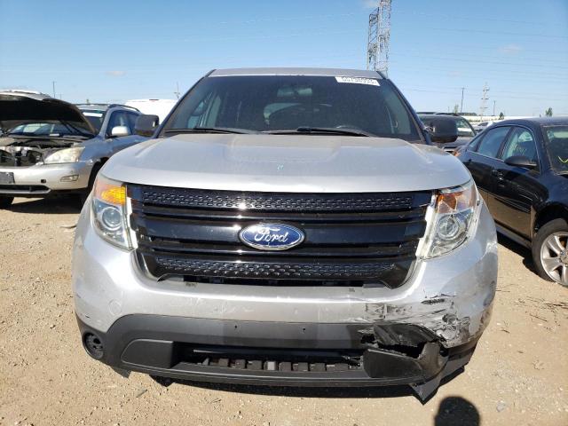 1FM5K8AR8EGA38341 - 2014 FORD EXPLORER POLICE INTERCEPTOR ვერცხლისფერი ფოტო 5